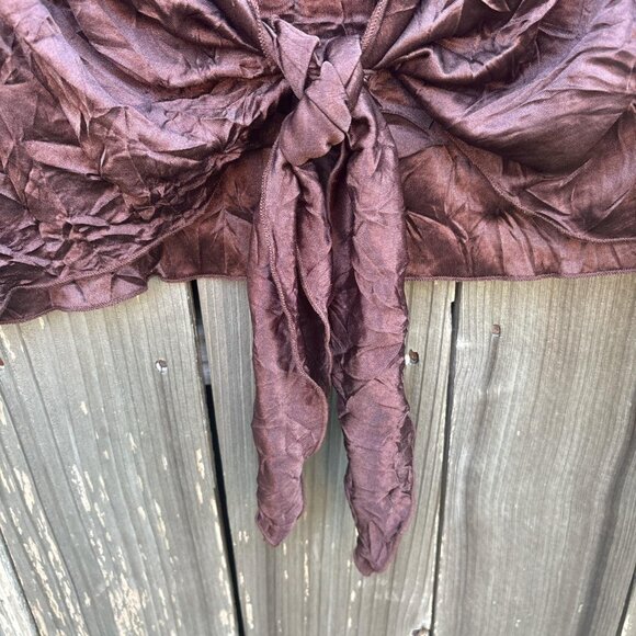 Women's Brown Crop-top - Picture 8 of 8